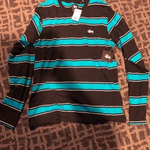 Stussy Long Sleeve V-Neck